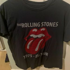 Gray Womens Rolling Stones t shirt
